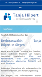 Mobile Screenshot of kanzlei-hilpert-siegen.de